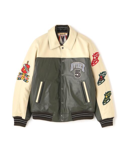 スタジャン STADIUM JACKET WILD BEARS / スタジアム ジャケット ワイルド ベアーズ / AVIREX / アヴィレックスの画像