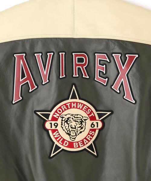 スタジャン STADIUM JACKET WILD BEARS / スタジアム ジャケット ワイルド ベアーズ / AVIREX / アヴィレックスの画像