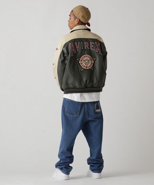 スタジャン STADIUM JACKET WILD BEARS / スタジアム ジャケット ワイルド ベアーズ / AVIREX / アヴィレックスの画像