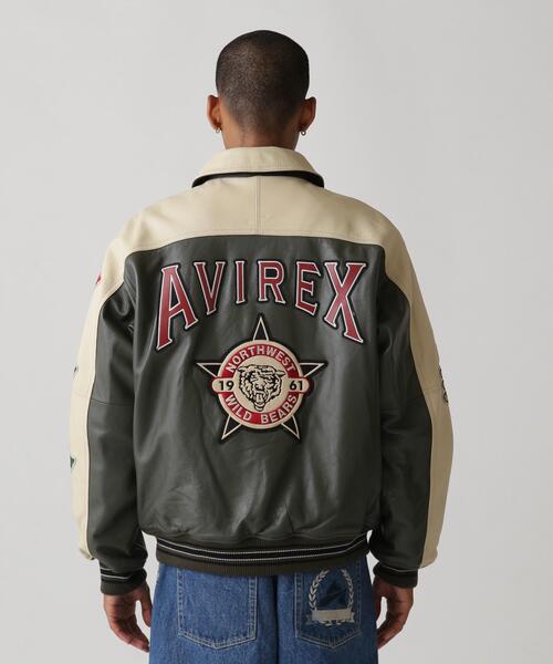 スタジャン STADIUM JACKET WILD BEARS / スタジアム ジャケット ワイルド ベアーズ / AVIREX / アヴィレックスの画像