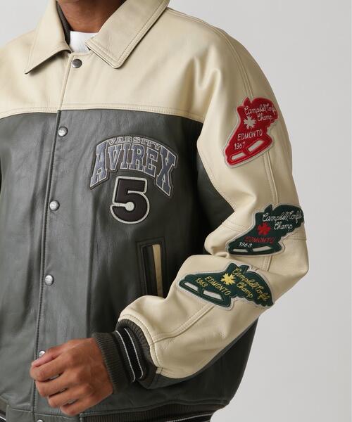 スタジャン STADIUM JACKET WILD BEARS / スタジアム ジャケット ワイルド ベアーズ / AVIREX / アヴィレックスの画像