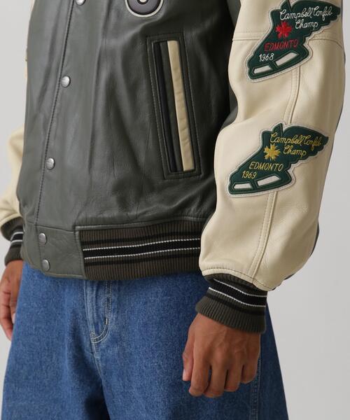 スタジャン STADIUM JACKET WILD BEARS / スタジアム ジャケット ワイルド ベアーズ / AVIREX / アヴィレックスの画像