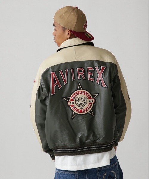 AVIREX（アヴィレックス） スタジャン STADIUM JACKET WILD BEARS