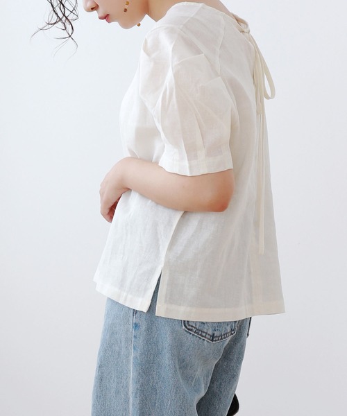 Isn't She？ ブラウス シャツ パフスリーブブラウス レディース