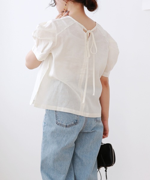 Isn't She？ ブラウス シャツ パフスリーブブラウス レディース