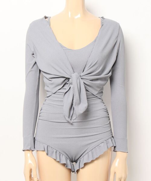 水着 「体型カバー」ワンピース＆カーディガンセット水着 レディース | LACーVERT | 11