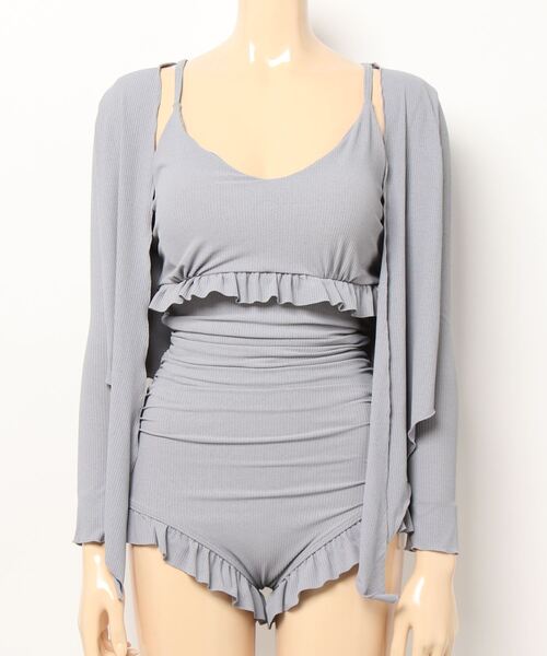 水着 「体型カバー」ワンピース＆カーディガンセット水着 レディース | LACーVERT | 13