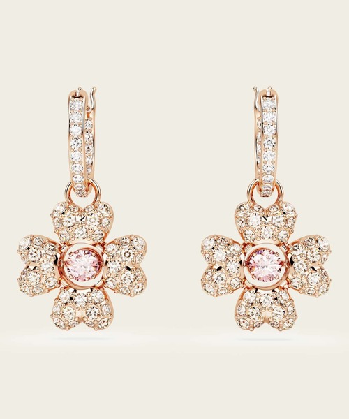 スワロフスキー ピアス（SWAROVSKI）（モチーフ：フラワー、花