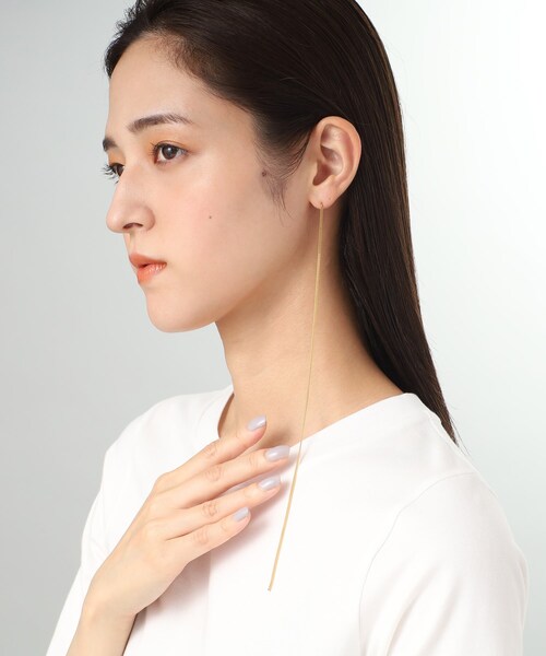 COCOSHNIK（ココシュニック） ピアス シルバー チェーンピアス