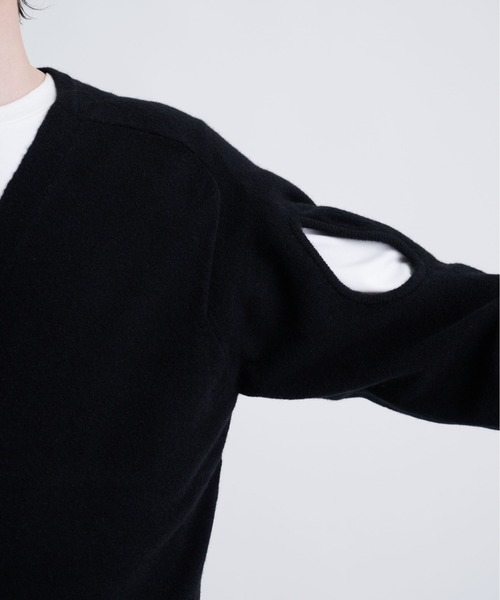 カーディガン Hole knit cardigan メンズ