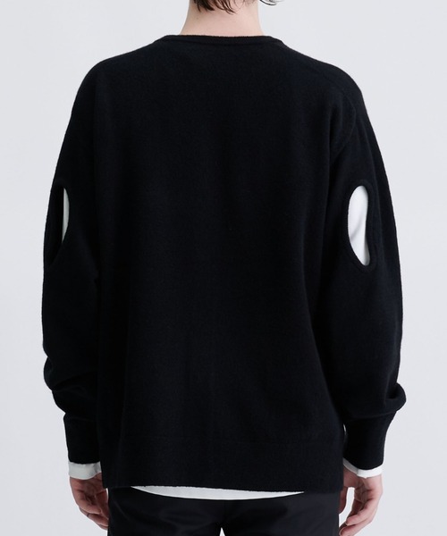 カーディガン Hole knit cardigan メンズ