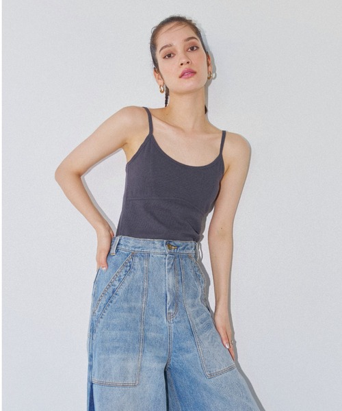 ALEXIA STAM（アリシアスタン） キャミソール Wellness Padded Rib