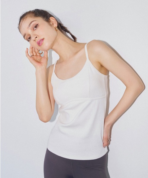 完売【新品未使用】ALEXIASTAM Wellness キャミソール ALEXIA STAM（アリシアスタン） キャミソール Wellness Padded Rib