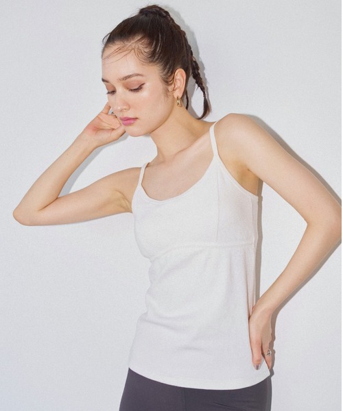 ALEXIA STAM（アリシアスタン） カップ付き キャミソール Wellness