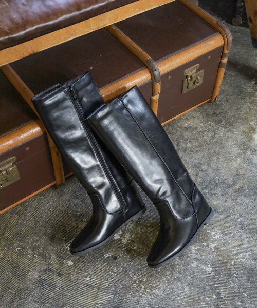 【新品未使用】　ロングブーツ　スパイクレス Sibra（シブラ） ブーツ 2WAY ロングブーツ レディース : ZOZOTOWN