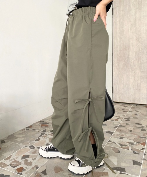 【値下げ】リグドット　サイドポケット付きパンツ MODISH GAZE（モディッシュガゼ） カーゴパンツ サイドポケット付き