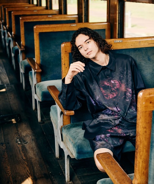 glamb（グラム） シャツ Slight Flower Shirts / スライトフラワー