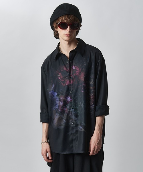 glamb Slight Flower Shirts / スライトフラワーシャツ glamb（グラム） シャツ Slight Flower Shirts / スライトフラワー