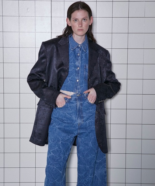 MAISON SPECIAL（メゾンスペシャル） ブラウス シャツ Washer Denim