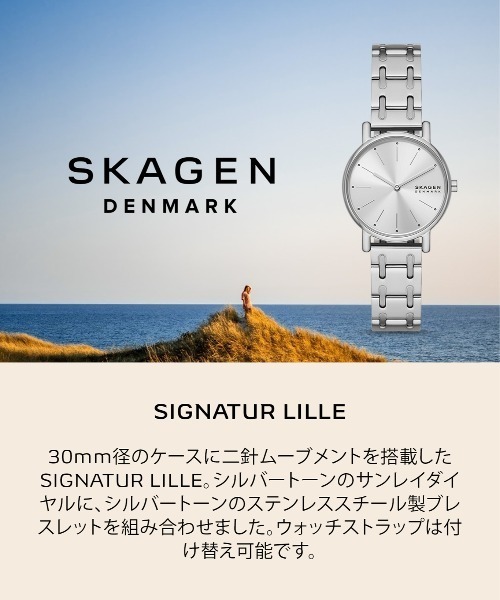 SKAGEN 腕時計 スカーゲン レディース アナログ ステンレス SKW3123  