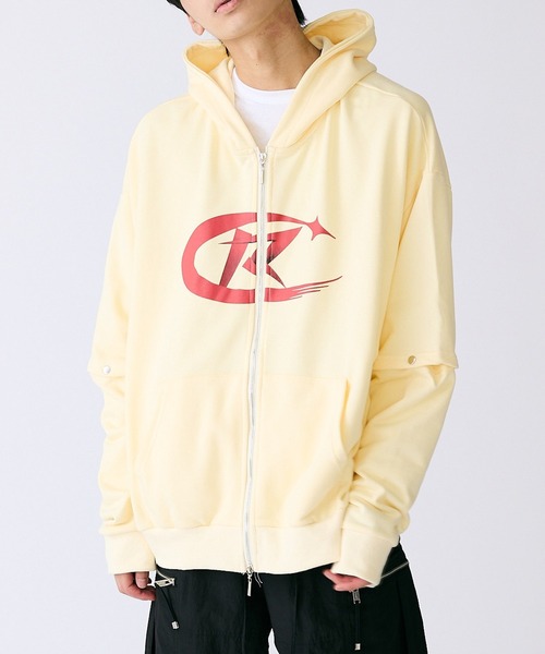 Theater code パーカー Theater code×keisho 2WAYフーディー メンズ