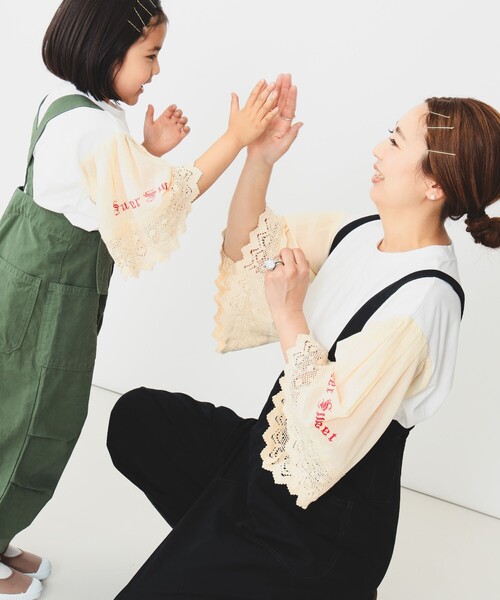 GO TO HOLLYWOOD tシャツ / 別注 袖 フリル Tシャツ（100〜150cm