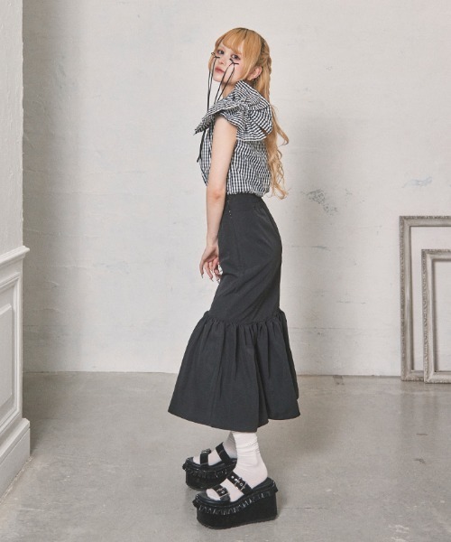 マミー♡ Fickle Bebe スカート ボリュームマーメイドスカート : ZOZOTOWN
