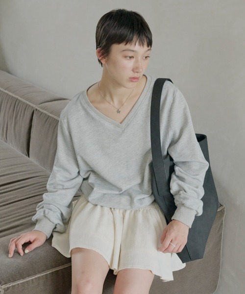 GIUNON スカート stretch shirring skirt / ストレッチ