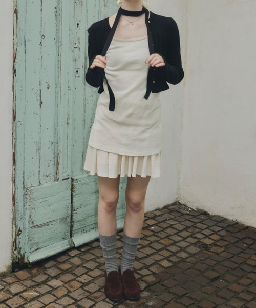 GIUNON スカート stretch shirring skirt / ストレッチ