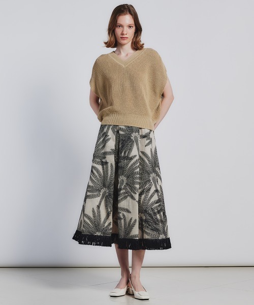 Sov. ベスト ジレ Vネックニットベスト レディース : ZOZOTOWN