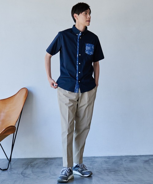 ARNOLD PALMER ブラック 半袖シャツ、パンツ　セットアップXL ARNOLD PALMER ブラック 半袖シャツ、パンツ セットアップXL