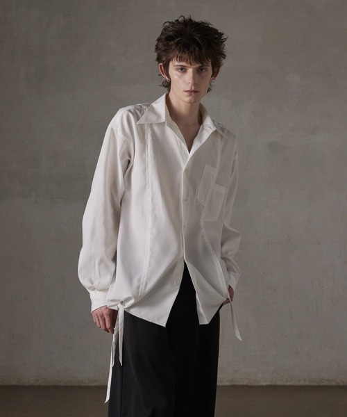 GRANCY ダメージ ドッキング デザインシャツ GRANCY シャツ 「GRANCY」Damage Docking DesignShirt