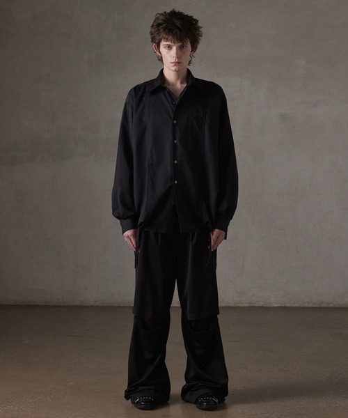 レビューの多い高評価商品特集！ GRANCY シャツ 「GRANCY」Damage Docking DesignShirt トップス