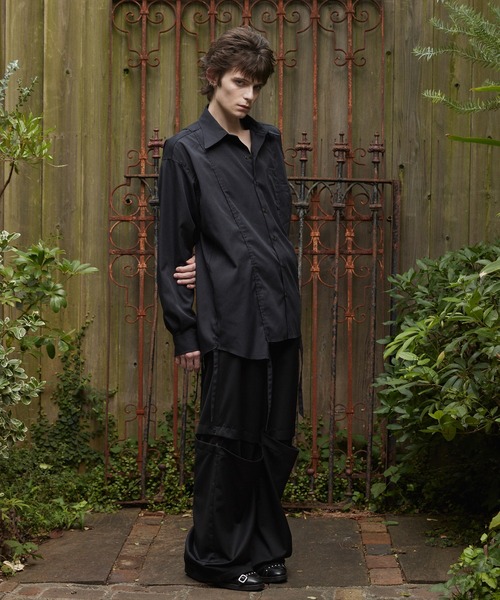 GRANCY シャツ 「GRANCY」Damage Docking DesignShirt / ダメージ