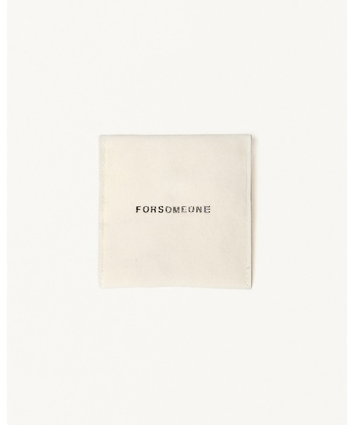 FORSOMEONE ピアス 片耳用 FORSOMEONE（フォーサムワン）の「FORSOMEONE HOOP EARRING