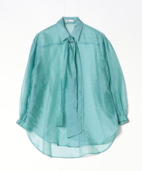 【美品】ボウタイシアーブラウス NAVE]シアーボウタイブラウス | KOBUNSHA SELECT SHOP | [NAVE