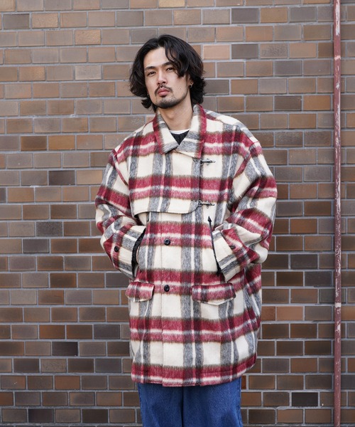 Aphlotus コート ジャケット ミドル丈 セミダブル ファイヤーマン