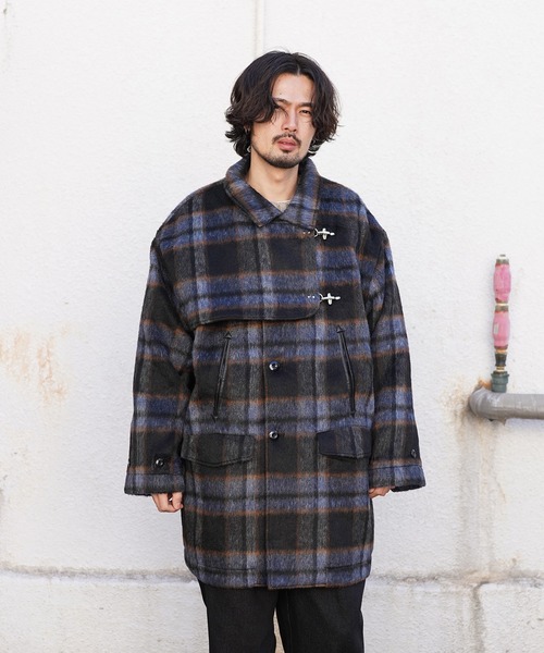 Aphlotus コート ジャケット ミドル丈 セミダブル ファイヤーマン