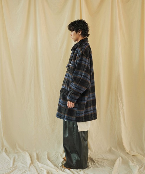 Aphlotus コート ジャケット ミドル丈 セミダブル ファイヤーマン