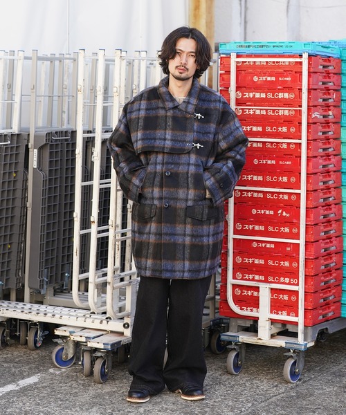 Aphlotus コート ジャケット ミドル丈 セミダブル ファイヤーマン