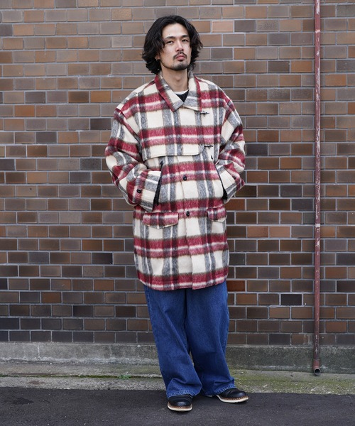 Aphlotus コート ジャケット ミドル丈 セミダブル ファイヤーマン