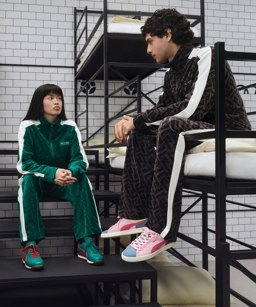 PUMA プーマ イカゲーム コラボ ベロア トラックパンツ ジャージ