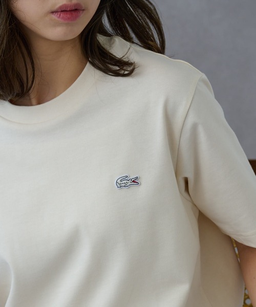 LACOSTE tシャツ 「LACOSTE」ワンポイントロゴTシャツ TH5582-99