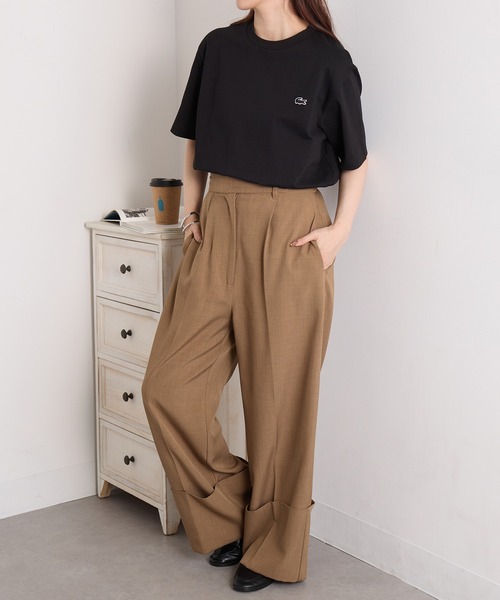 LACOSTE（ラコステ） スマホショルダー tシャツ 半袖 「LACOSTE」ワン