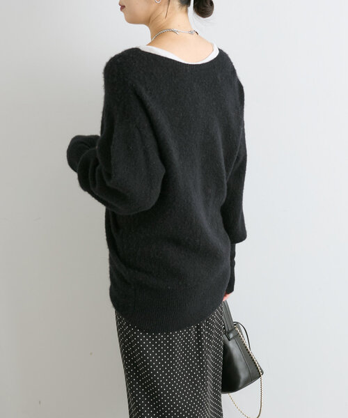 RIVE DROITE ニット セーター 「前後2WAY」YAK100カシュクールニット 