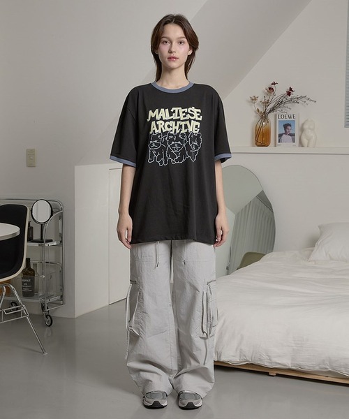 WaiKei tシャツ 「UNISEX」Wai Kei／マルチーズリンガーT