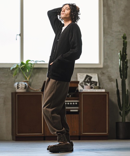 CAMBIO（カンビオ） カーディガン mcg3543- New肘星カーディガン