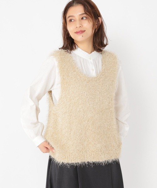 studio CLIP（スタディオクリップ） ベスト ジレ 3ゲージフサフサ