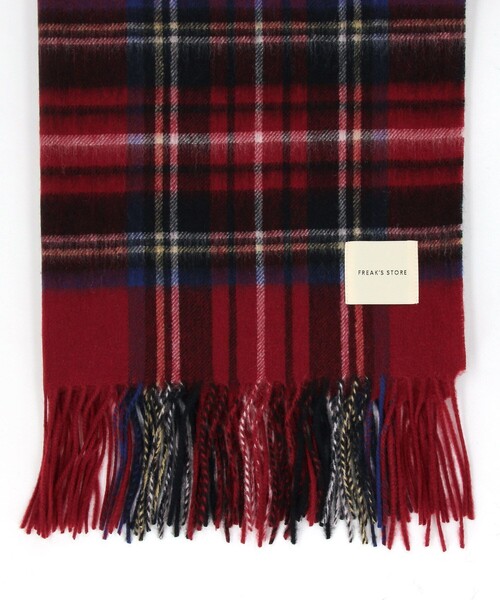 SINSS チェックマフラー ブルー SINSS（シンス）の「Check muffler / チェックマフラー