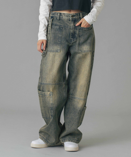 デニム・ジーパン SPORTMAX Women Denim Pants 2512131035 NILLY005 Beige ZP251634_WID_FRONT_b485e81d-